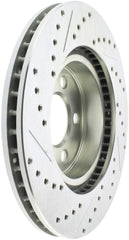 Stoptech - StopTech Select Sport 06 - 17 Dodge Charrger/14 - 17 Chrysler 300 Slotted & Drilled Front Left Rotor - Demon Performance