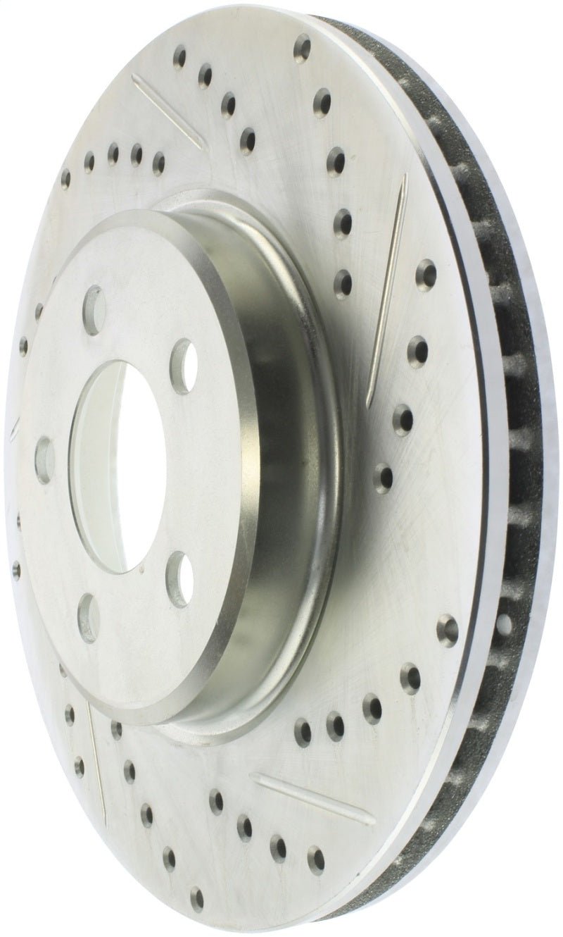 Stoptech - StopTech Select Sport 06 - 17 Dodge Charrger/14 - 17 Chrysler 300 Slotted & Drilled Front Left Rotor - Demon Performance