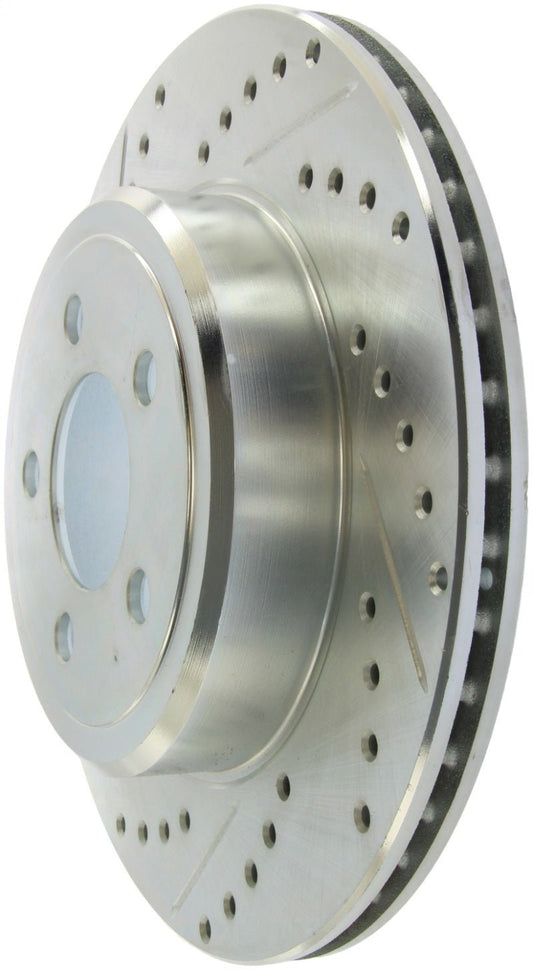 Stoptech - StopTech Select Sport 2011 - 2012 Dodge Challenger RT Drilled and Slotted Rear Right Brake Rotor - Demon Performance