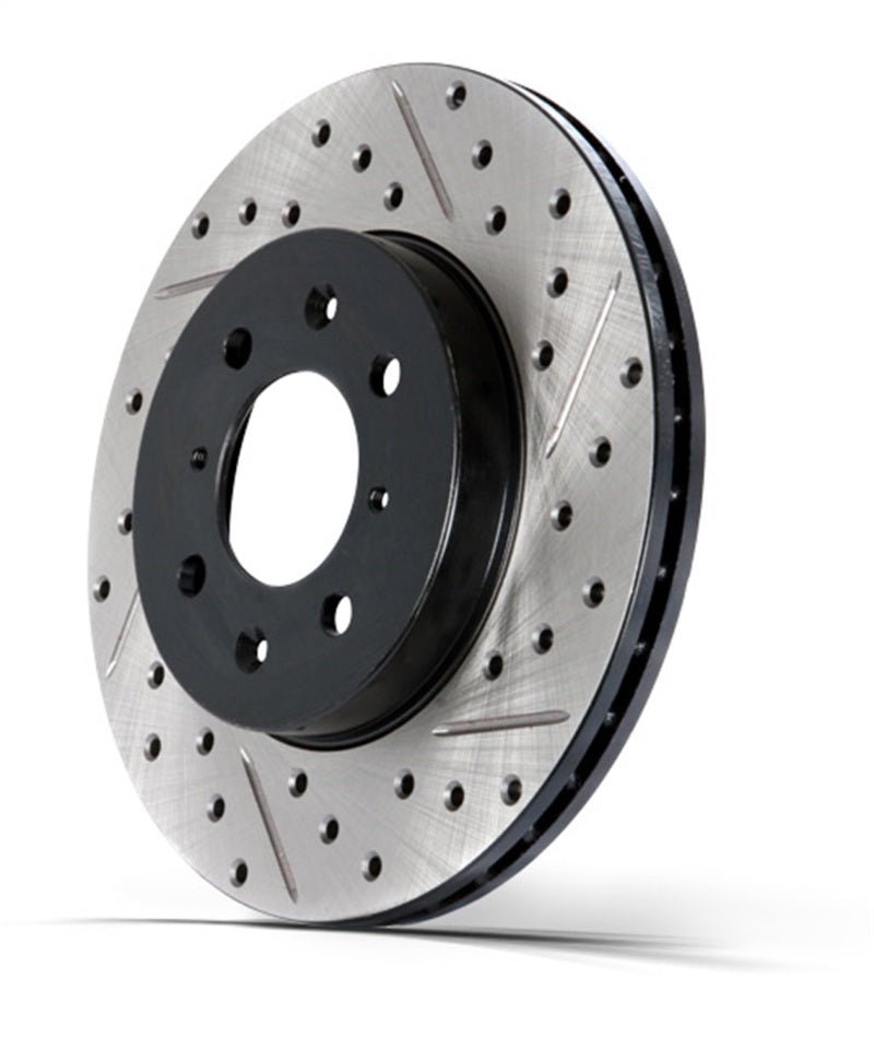 Stoptech - StopTech Select Sport Nissan Slotted and Drilled Right Rear Rotor - Demon Performance