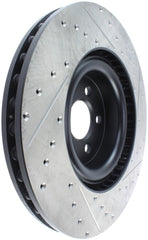 Stoptech - StopTech Slotted & Drilled Sport Brake Rotor - 2015 Ford Mustang GT - Front Right - Demon Performance