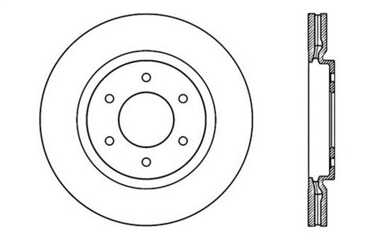 Stoptech - StopTech Slotted & Drilled Sport Brake Rotor - Demon Performance