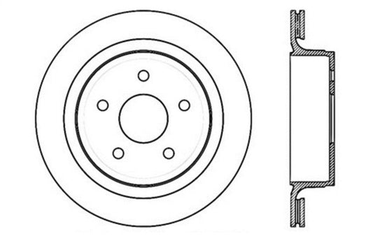 Stoptech - StopTech Slotted & Drilled Sport Brake Rotor - Demon Performance