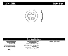 Stoptech - StopTech Slotted & Drilled Sport Brake Rotor - Demon Performance