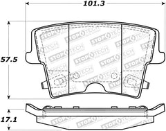 Stoptech - StopTech Sport Brake Pads w/Shims and Hardware - Front - Demon Performance