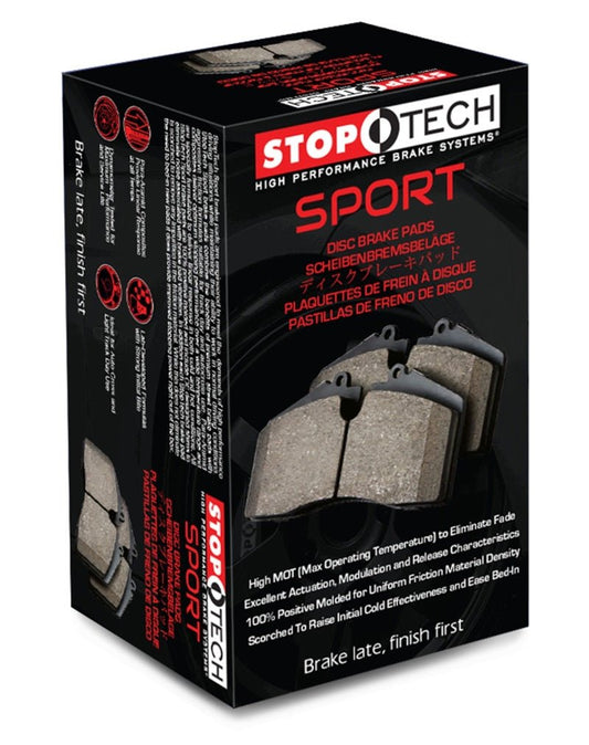 Stoptech - StopTech Sport Brake Pads w/Shims and Hardware - Front - Demon Performance