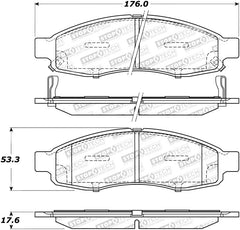 Stoptech - StopTech Sport Brake Pads w/Shims and Hardware - Front - Demon Performance