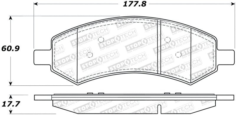 Stoptech - StopTech Sport Brake Pads w/Shims and Hardware - Rear - Demon Performance