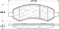 Stoptech - StopTech Sport Brake Pads w/Shims and Hardware - Rear - Demon Performance