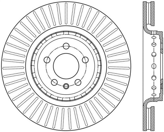Stoptech - StopTech Sport Slotted Rotor - Front Left - Demon Performance
