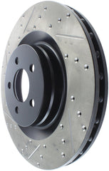 Stoptech - StopTech SportStop 06 - 09 Chrysler SRT - 8 Front Right Drilled & Slotted Rotor - Demon Performance