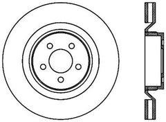 Stoptech - StopTech SportStop 06 - 09 Chrysler SRT - 8 Front Right Drilled & Slotted Rotor - Demon Performance