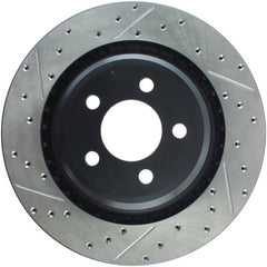 Stoptech - StopTech SportStop 06 - 09 Chrysler SRT - 8 Rear Right Drilled & Slotted Rotor - Demon Performance