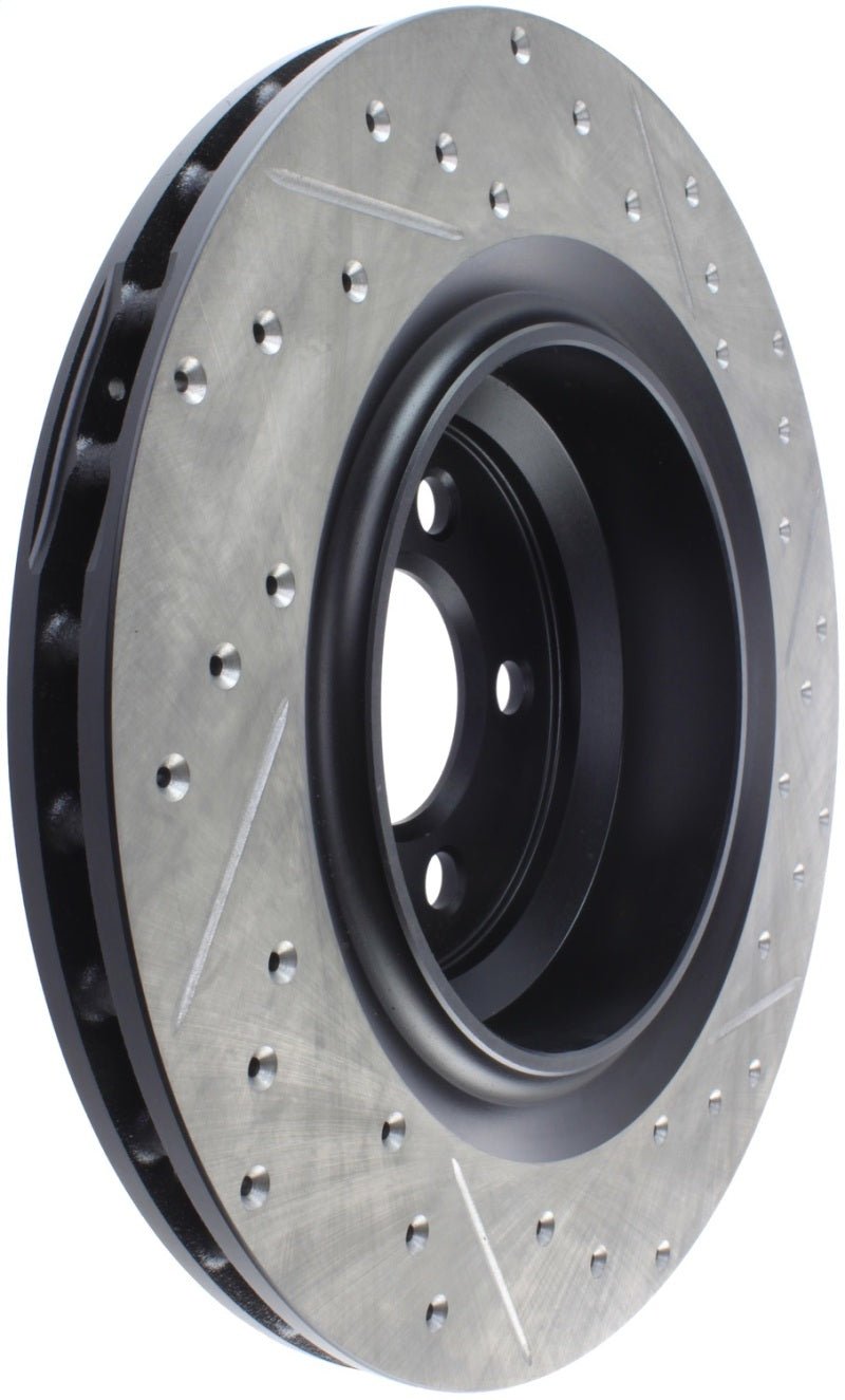 Stoptech - StopTech SportStop 06 - 09 Chrysler SRT - 8 Rear Right Drilled & Slotted Rotor - Demon Performance