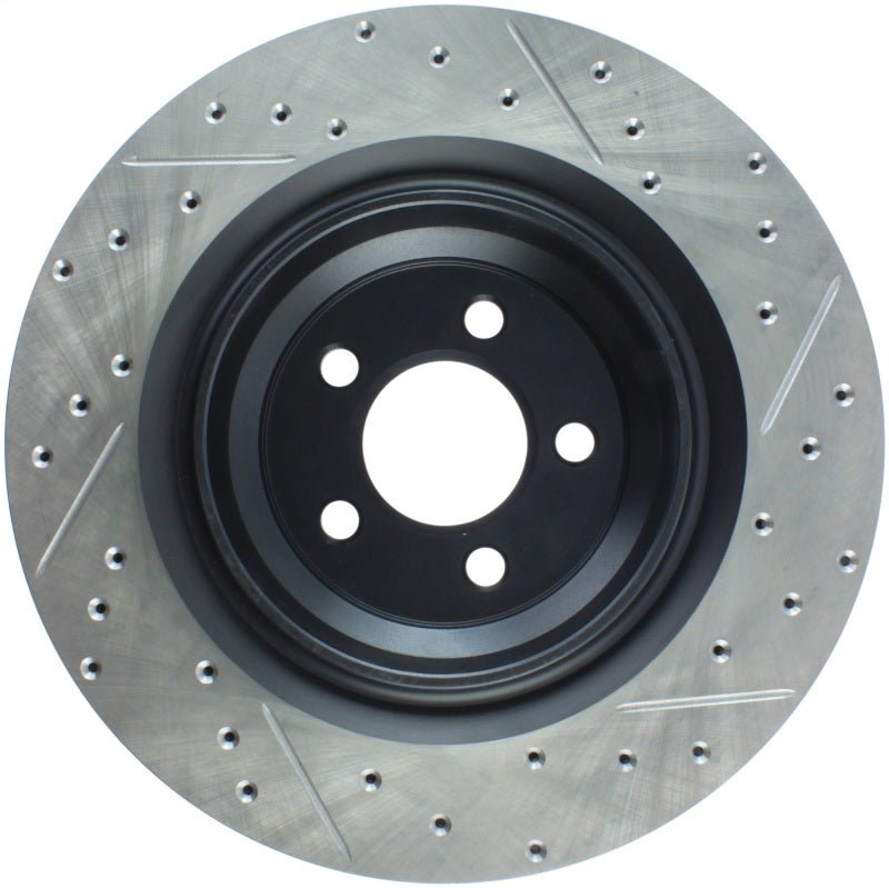Stoptech - StopTech SportStop 06 - 09 Chrysler SRT - 8 Rear Right Drilled & Slotted Rotor - Demon Performance