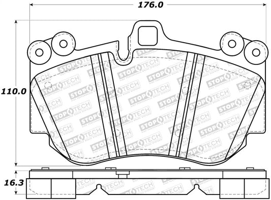 Stoptech - StopTech Street Brake Pads - Demon Performance