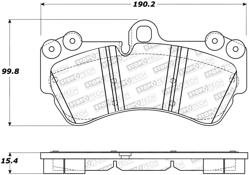 Stoptech - StopTech Street Brake Pads - Demon Performance