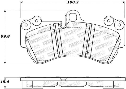 Stoptech - StopTech Street Brake Pads - Demon Performance