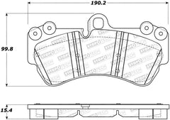 Stoptech - StopTech Street Brake Pads - Demon Performance
