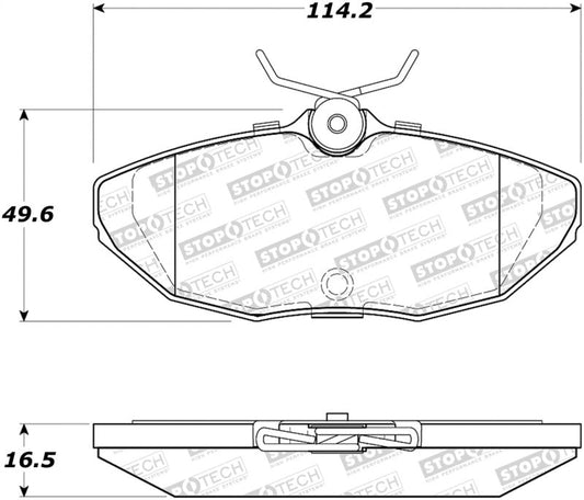 Stoptech - StopTech Street Brake Pads - Demon Performance