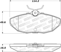 Stoptech - StopTech Street Brake Pads - Demon Performance