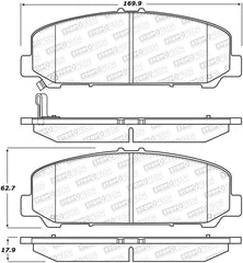 Stoptech - StopTech Street Brake Pads - Demon Performance
