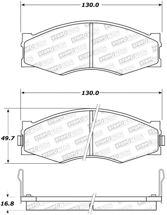Stoptech - StopTech Street Brake Pads - Demon Performance
