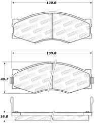 Stoptech - StopTech Street Brake Pads - Demon Performance