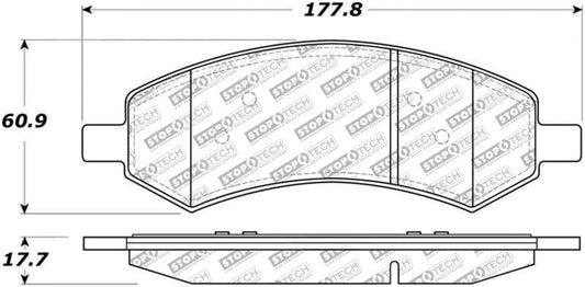 Stoptech - StopTech Street Select Brake Pads - Front - Demon Performance
