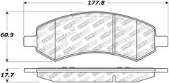 Stoptech - StopTech Street Select Brake Pads - Front - Demon Performance