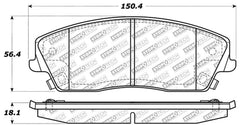 Stoptech - StopTech Street Select Brake Pads - Front - Demon Performance