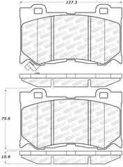 Stoptech - StopTech Street Select Brake Pads - Front - Demon Performance