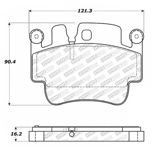 Stoptech - StopTech Street Select Brake Pads - Front/Rear - Demon Performance