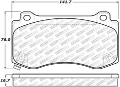 Stoptech - StopTech Street Select Brake Pads - Rear - Demon Performance