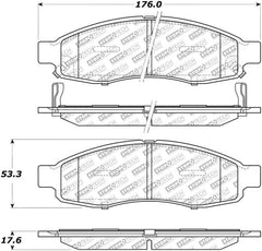 Stoptech - StopTech Street Select Brake Pads - Rear - Demon Performance