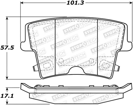 Stoptech - StopTech Street Select Brake Pads - Demon Performance