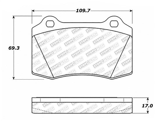 Stoptech - StopTech Street Select Brake Pads w/Hardware - Front/Rear - Demon Performance