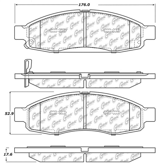 Stoptech - StopTech Street Touring 05 Nissan Titan Front Brake Pads - Demon Performance