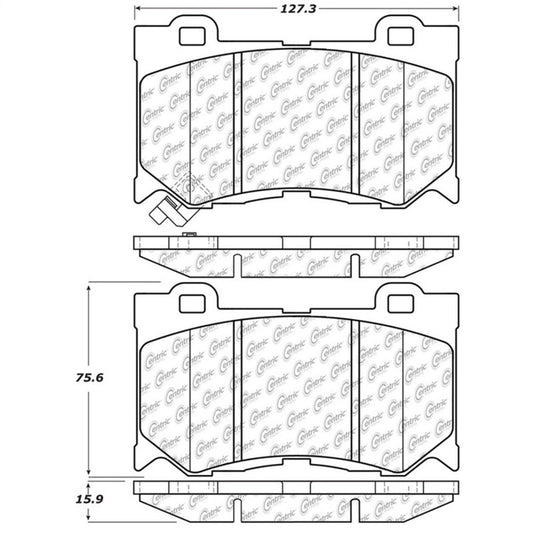 Stoptech - StopTech Street Touring 09 - 13 Infiniti FX35/FX37/FX45/FX50/08 - 13 G37 Front Brake Pads - Demon Performance