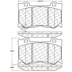 Stoptech - StopTech Street Touring 09 - 13 Infiniti FX35/FX37/FX45/FX50/08 - 13 G37 Front Brake Pads - Demon Performance