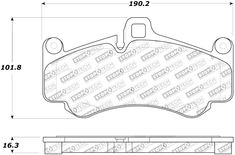 Stoptech - StopTech Street Touring Brake Pads - Demon Performance