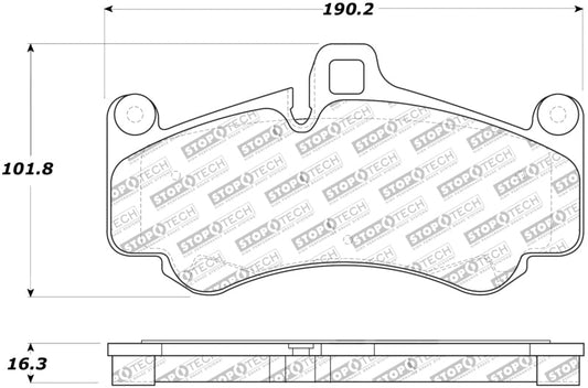Stoptech - StopTech Street Touring Brake Pads - Demon Performance