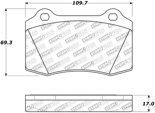 Stoptech - StopTech Street Touring Brake Pads - Demon Performance