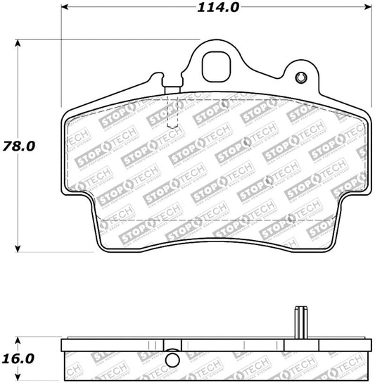 Stoptech - StopTech Street Touring Brake Pads - Demon Performance