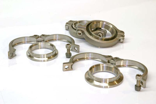 TiALSport - TiAL Sport V50/V60 Inlet/Outlet V - Band Clamp Set (Drop Ship Only/Must Order w/V60/V50 Wastegate) - Demon Performance