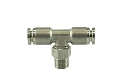 Turbosmart - Turbosmart 1/8 NPT to TEE 1/4 Pushloc Stainless Steel - Demon Performance