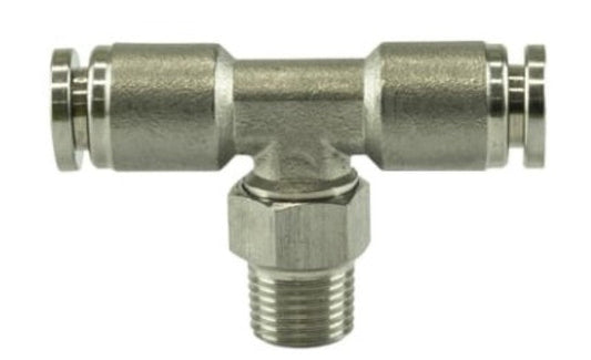 Turbosmart - Turbosmart 1/8 NPT to TEE 1/4 Pushloc Stainless Steel - Demon Performance