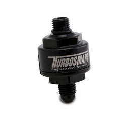 Turbosmart - Turbosmart Billet Turbo Oil Feed Filter w/ 44 Micron Pleated Disc AN - 4 Male to AN - 4 ORB - Black - Demon Performance
