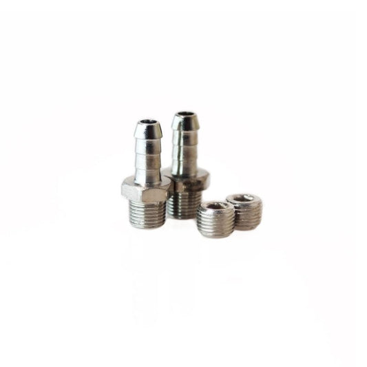 Turbosmart - Turbosmart WG50/60 1/8NPT - 6MM Hose Tail Fitting Kit w/ Plug - Demon Performance