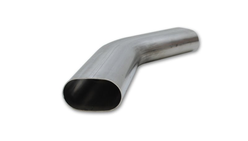 Vibrant - Vibrant 3in Oval (Nominal Size) T304 SS 45 deg Mandrel Bend 6in x 6in leg lengths - Demon Performance